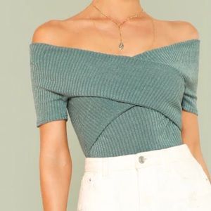 Criss cross crop top
